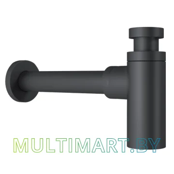Умывальник Lauter 21675 (клапан 21190B + сифон 21635B, черный матовый) картинка 9